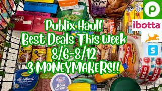 Publix Haul Best Deals This Week 3 MONEYMAKERS publixcouponing 86812 [upl. by Chuipek445]