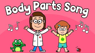 Body Parts Song for Kindergarten  Genki Park  Healthy Habits  nurseryrhymes  kidsmusic  Fun [upl. by Thesda]