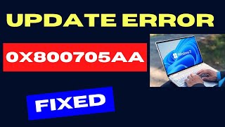 Windows Update Error code 0x800705aa on Windows 11  10 Fixed [upl. by Ahsiem]