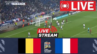 🔴LIVE België versus Frankrijk  UEFA Nations League 202425  Wedstrijd live vandaag [upl. by Sucramal]