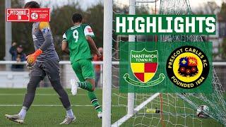 Nantwich Town 11 Prescot Cables  PitchingIn NPL West  211023 [upl. by Zandt]