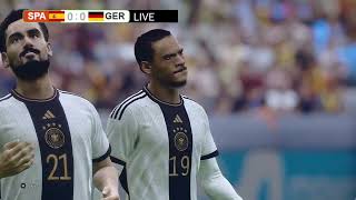 🔴LIVE Spanien gegen Deutschland  EURO 2024  PES 21 Simulation Gameplay [upl. by Nawor860]