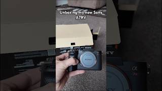 Unboxing my new camera the Sony A7RV [upl. by Teodor]