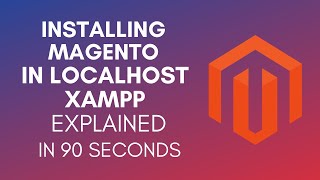 How To Install Magento In Localhost XAMPP In 2024 [upl. by Nilerual]