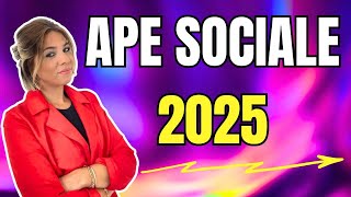 Novità Legge di Bilancio 2025  Ape Sociale [upl. by Odnama277]