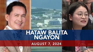 UNTV Hataw Balita Ngayon  August 7 2024 [upl. by Drain]