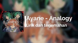 Ayane  Analogy OP Higurashi Sotsu  Lirik dan terjemahan Bahasa Indonesia [upl. by Eenahc]