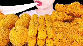 ASMR MUKBANG｜FRIED CHICKEN CHEESE BALL CHEESE STICK BBURINKLE 뿌링클 치킨 치즈스틱 치즈볼 EATING SOUNDS 먹방 [upl. by Nakah]