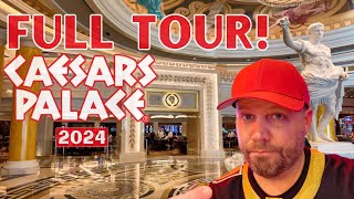 Come Walk Through the Iconic Caesars Palace Las Vegas Complete Walking Tour 2024 caesars vegas [upl. by Quickman820]