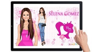 ♛ ★ Selena Gomez iPad gameplay dress up game ★ ♛ [upl. by Legir]