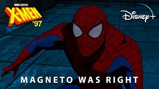 XMen 97 S1E08  Magneto Was Right SpiderMan Cameo [upl. by Francois]