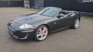 Jaguar XKR 50 V8 Supercharged Convertible in Stratus Grey Walk Around [upl. by Galloway477]