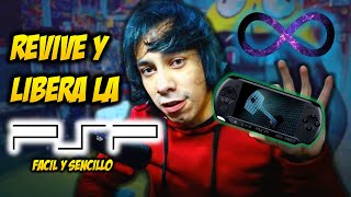 VALE LA PENA una PSP en 2024 💙 LIBERAR PSP 661 Permanente con INFINITY [upl. by Aivilo]