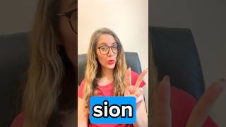 Pronunciation Practice  SION Ending Sound  American English Phonics for Beginners esl [upl. by Ellenaj]