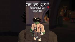 PRESTIGING IN MM2 robloxmm2viralfypシ゚shorts [upl. by Maddi472]