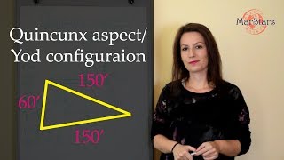 Quincunx Aspect and Yod Configuration in the Horoscope  Astrology Tutorial [upl. by Tiras953]