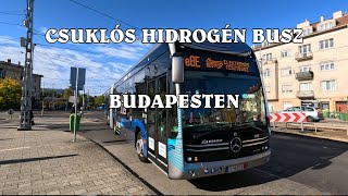 Mercedes eCitaro csuklós hidrogén busz Budapesten [upl. by Favien]