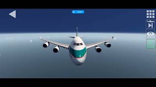 Aerofly fs global Singapore para Naha B744 [upl. by Burl]