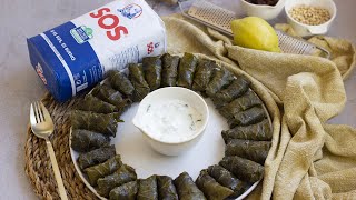 ¡Prepara Dolmas Caseras Hojas de Parra Rellenas con Arroz y Carne [upl. by Apps669]