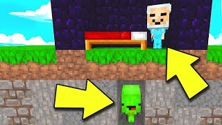 LA FORTEZZA DOSSIDIANA FATTA DAL PICCOLO STEVE — Minecraft [upl. by Anavas]