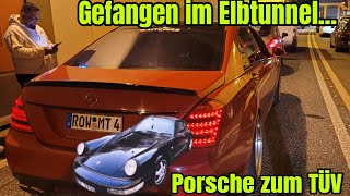 Gefangen im Elbtunnel Porsche zum TÜV W140 zum Lackierer [upl. by Ennaxxor]