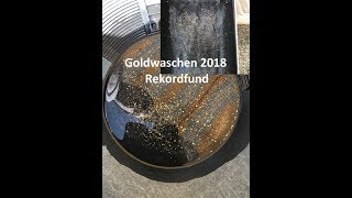 Goldwaschen mit Rekordfund 757g  Österreich [upl. by Haneekas]