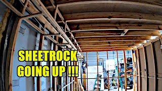 MAN CAVE PART 6  SHEETROCK QUICK UPDATE [upl. by Garrik882]