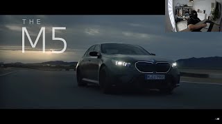 Reaction BMW M5  First time watching The New Release Videos [upl. by Audwen]