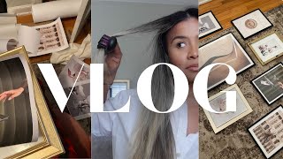 VLOG  Sprucing Up My Work Space Spend the Day with Me [upl. by Yecats]