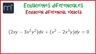 Ecuaciones diferenciales exactas Universidad [upl. by Winograd439]