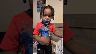 He is literally a mommas boy dailyvlog funny familyof5 newbornbaby fyp momlife [upl. by Nomi]