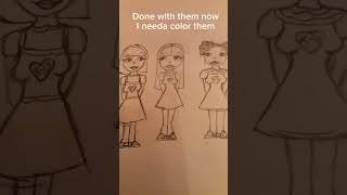 Day 26  with friends melaniemartinez art drawing elita angelita crybaby friends k12 [upl. by Boeschen]