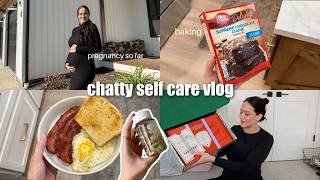 Cozy Vlog self care pregnancy so far baking advent calendar unboxing 2024 [upl. by Zanas427]