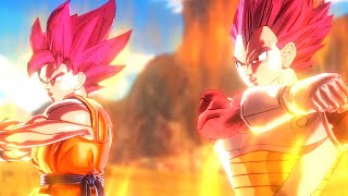 Super Saiyan God Goku and Super Saiyan God Vegeta FusionDBXV Mod [upl. by Hanaj]