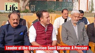 Leader of the Opposition Sunil Sharma A Presser [upl. by Nyletac]