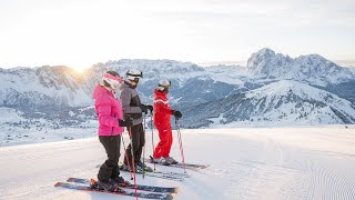 Skischool Ortisei  Dolomites Val Gardena [upl. by Ivanna]