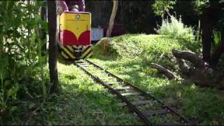 Rideon backyard railroad 2  Layout tour [upl. by Ayinat743]