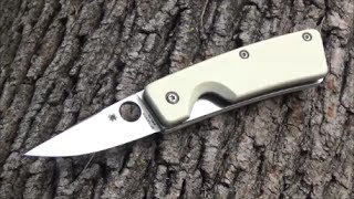 Spyderco Flash Batch Lil Nilakka Folding Puukko Knife [upl. by Carder731]