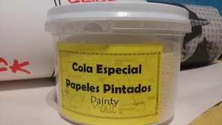 Preparación de Cola para Papeles Pintados y Murales [upl. by Atiuqnahs]