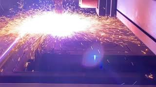 Plasma Cutting  300 Amp  1quot and 2quot Mild Steel [upl. by Adnat406]