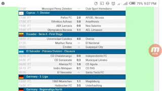 Todays football fixtures and LiveScore results from LiveScore cz official HD video 2020 [upl. by Whalen]