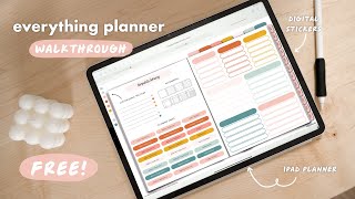 A Guide to the Everything Digital Planner  FREE Digital Planner 💗 [upl. by Cinamod]