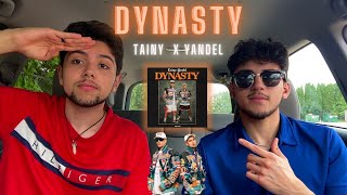 Tainy amp Yandel  DYNASTY FULL ALBUM REACCION 🏀 🔥 [upl. by Rihaz403]