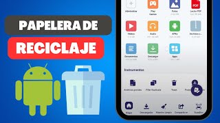 Cómo encontrar la Papelera de Reciclaje en un teléfono Android Truco [upl. by Nadual]