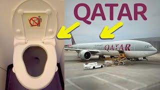 Qatar Airways Flight Toilet 🚽 B7879 ✈️ [upl. by Mercola344]