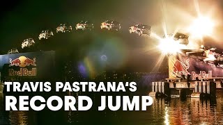 Travis Pastrana Jumps 269 Feet 82 Meters In Rally Car [upl. by Ayekan155]