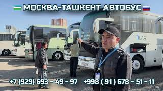 120 МоскваТашкент автобус  MoskvaToshkent  ТашкентМосква автобус  ToshkentMoskva [upl. by Destinee]