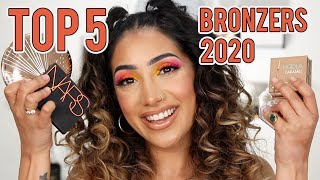 TOP 5 BRONZERS 2020 FOR SOUTH ASIANBROWNWARM SKIN  AnchalMUA [upl. by Laszlo]