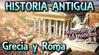 Resumen HISTORIA ANTIGUA  Grecia y Roma Documental [upl. by Burt]