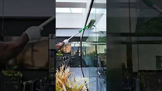 Easy window cleaning technique no stress [upl. by Rosio20]